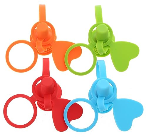 4xSilicone Bottle Tops Spout Adapter Leak Proof Portable Water Bottle Cap Protects Kid Mouth Bottle Tops Spout Adapter Silicone Bottles Top Spout Adapter Portable