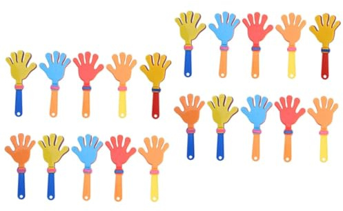VANZACK 20pezzi Gadget Per Applausi Plastica Accessori Per Feste Colorati Per Eventi Sportivi Compleanni e Celebrazioni Festive