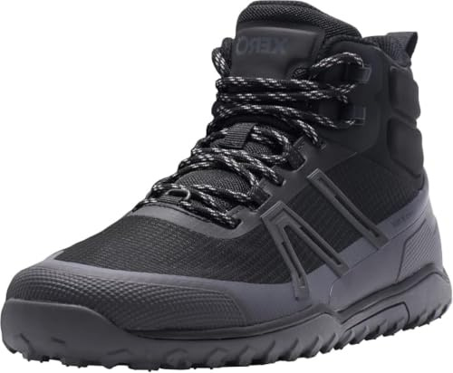 Xero Shoes Mens Scrambler Trail Mid WP Black/Asphalt