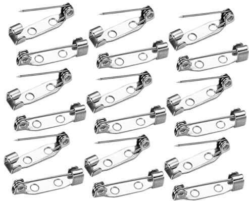 AKOOSY 400stücke Sicherheitsnadeln Mit Löchern Broschenzubehör Aus Metall Stifte Zum Selbermachen Für Diy-schmuck Und Handwerk