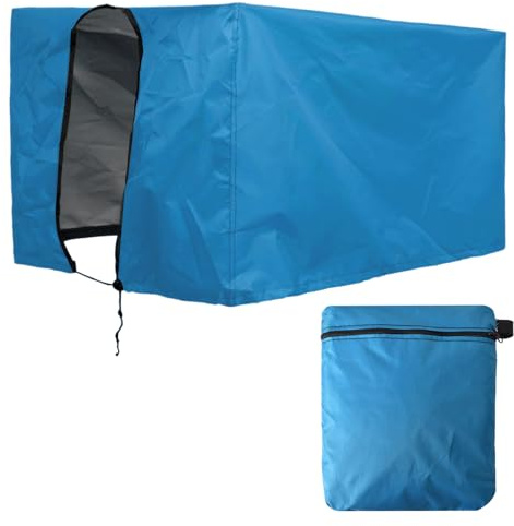 Foldable Handcart Cover,Wagon Cart Cover, Outdoor Trolley Cover For Camping, Beach, Garden, Trolley Accessories To Resist Water, Dust, Snow and Frost (Blue)