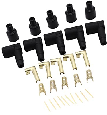 5 Pieces Coil Spark Plug Coil Boot Terminal Set High Performance