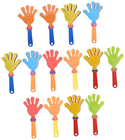 GALPADA 20 piezas Juguetes de Manos Plásticas Aplaudidoras para Fiesta Infantil Divertidos Aplaudidores de Mano para Apoyar Equipos Conciertos y Reuniones Sociales Color Color Aleatorio
