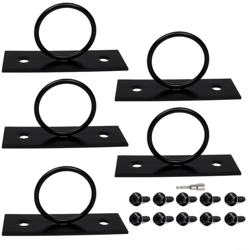 TONIXY Support de clôture en corde, support de corde de combat pour clôtures, rampes d'escalier, crochets muraux