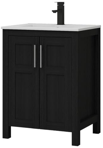 ARTETHYS Bathroom Sink Cabinet with Cloakroom Ceramic Vessel Sink
