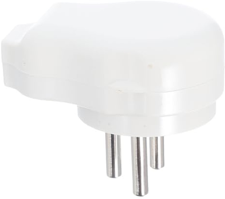 LABRIMP Enchufe Eléctrico Macho y Hembra de 3 Clavijas 16a Estándar Israelí Blanco Conexión Segura y Diseño Plug and Play para Entornos Industriales