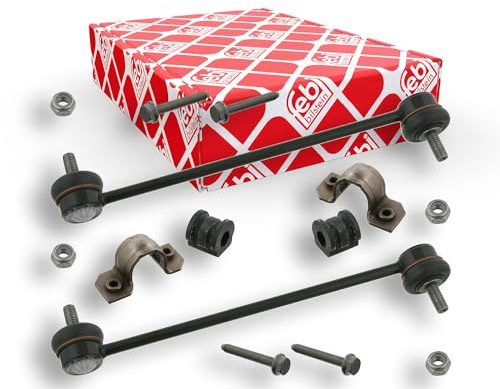febi bilstein 37069 Stabilisatorlagersatz mit Verbindungsstangen, 1 Stück | Kompatibel mit: AUDI A1, A1 Sportback, SEAT CORDOBA, IBIZA III, IBIZA IV, IBIZA IV SC, IBIZA IV ST, TOLEDO IV, SKODA FABIA I