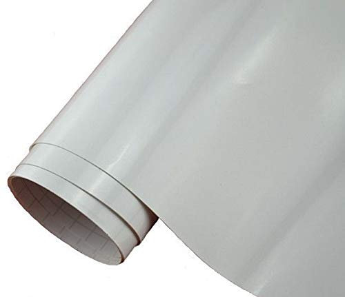 Neoxxim 7,5€/m2 Premium Auto Folie - GLÄNZEND Weiss Glanz WEIß 900 x 150 cm - blasenfrei Lackfolie Möbelfolie