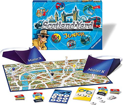 Ravensburger Scotland Yard Junior - Family Strategy Board Game for Kids and Adults Age 6 Years and Up - 2 to 4 Players