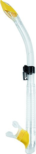CRESSI Tao Ultra Flexible Semi-Dry Schnorchel (Transparent/Gelb)