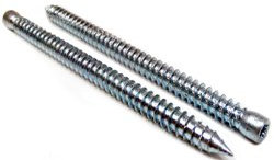 100 Fensterrahmenschrauben, Rahmenschrauben, Betonschrauben 7,5 x 72mm, Zylinderkopf