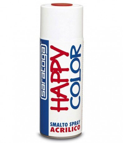 SARATOGA Happy Color Smalto Spray Vernice Acrilico Giallo Segnale Ral 1003