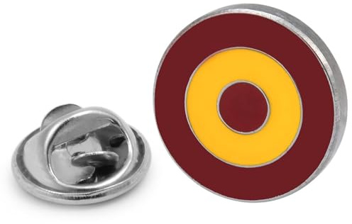 Gemelolandia | Pin de Solapa Escarapela Española Ejercito del Aire RAF Española | Pines Originales Para Regalar | Para las Camisas, la Ropa o para tu Mochila | Detalles Divertidos
