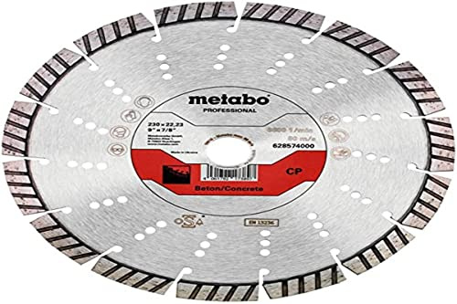 METABO 628574000 - Disco de diamante para hormigón Concrete Professional CP 230x22,23x12 mm
