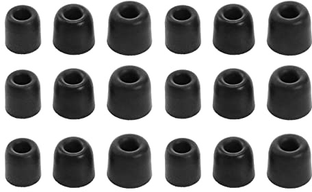 EMSea 9 Paare Ohrhörer Memory Foam Ohrstöpsel Geräuschisolierte In Ear Ohrstöpsel Ersatz für 4,5 mm Kopfhörer 3 Größen S/M/L