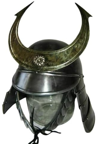 BLACK Sky NAUTICALS 18GA medeltida Samurai hjälm riddare larp hjälm kopia hjälm med foder