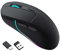 Keychron M3 Ratón de Juego óptico Inalámbrico, Sensor PixArt Paw 3395, 26000 dpi 2.4 GHz/Bluetooth 5.1, Retroiluminación LED RGB, 79g Botón Macro Programable Ligero para Windows PC/Mac - Negro