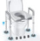 Rialzo wc per anziani, Comoda wc alzawater per anziani, Ausili sedile wc per disabili, Alzawater per water protesi anca, Rialzo bidet per disabili, alza bidet per anziani universale (‎ZK8992)