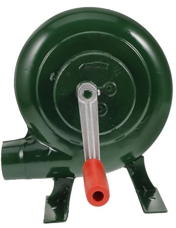 PHENOFICE Ventilateur Portatif Pour Barbecue Souffleur Dextérieur Pour Camping Barbecue Grillades 200 W Manivelle