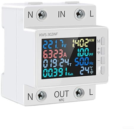 Amperometro KWS 302WF di tensione compatibile con WIFI con maggiore precisione dei dati e visualizzazione dell'interfaccia utente