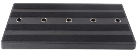 Vibrivio Rockhouse Guitar Pedal Board, High-Hardn PE Pedal Board mit Fach, 11 Loch Aufbewahrung, Leicht, Prure und Drop Resistance für Gitarren