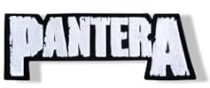 Groove Metal Band Patch – Aufgestickter Aufnäher im Pantera-inspirierten Design, Applikation, Souvenir & Zubehör