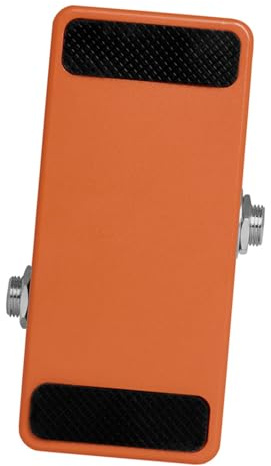 Analoges Delay Effektpedal für E-gitarre, Orange, aus Metall | Gitarreneffekte für Auftritte, Soundklarheit durch Prozessor, Ergonomische Form, Einfache Tonanpassung