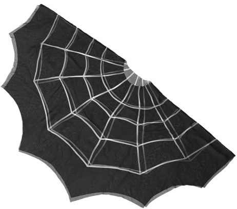 BESPORTBLE Halloween Umhang Mit Spinnennetz Damen Cosplay Schal Tag Der Toten Umhang Horror Party Kostüm Umhang Für Damen Und Herren Verkleidung Maskerade Outfit