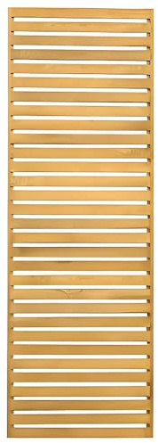 Slatted Trellis Panel 180cm x 60cm(6ft x 2ft) Pressure Treated | Decorative Timber Fence Topper for Screening & Climbing Plants | Treated Garden Trellis Panel with 15-Year Guarantee