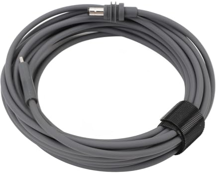 Generic Satellites DC vers USB C Cable, Bouchon et Courant Continu pour Appuyer Simplement sur Le Câble d'alimentation (10m)