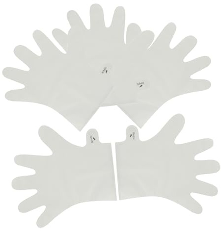 LRXIYODE 5 pièces Masques Hydratants pour Mains Soins Exfoliants Doux Nourrissants et Adoucissants pour Peau Sèche et Abîmée Kit de Soin des Mains Sans Émulsion
