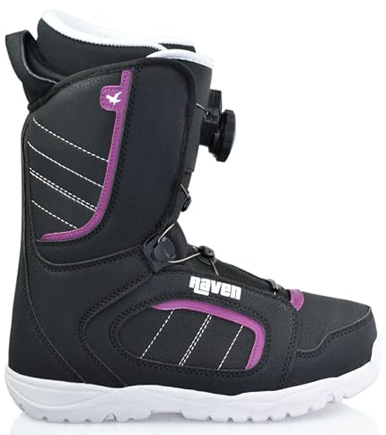 Botas Diva ATOP RAVEN Snowboard Diva ATOP 40 Niño Negro/Púrpura Unisex