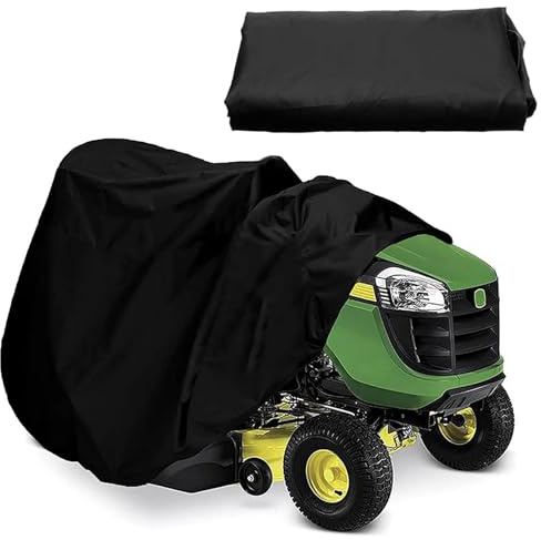 Aetherize Cubierta para cortacésped, Impermeable, a Prueba de Polvo, protección para Todas Las Estaciones para cortacésped y Tractores de césped, Tela Oxford Resistente (55.1 x 26.0 x 36.2 in)