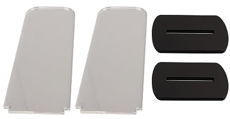 ZIXINNKC 2 Stück Acryl-Boxhandschuhständer, vertikaler Boxhandschuh-Ausstellungsständer, Acryl-Handschuhhalter (Schwarz)