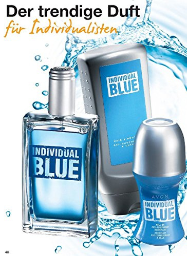 AVON Individual Blue Eau de Toilette + Deoroller + Duschgel