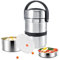 térmica de acero inoxidable de 1,8L, aislada multicapa, Recipiente hermético portátil para conservar y Transportar Alimentos, Termo para Comida Recipiente para alimentos Box
