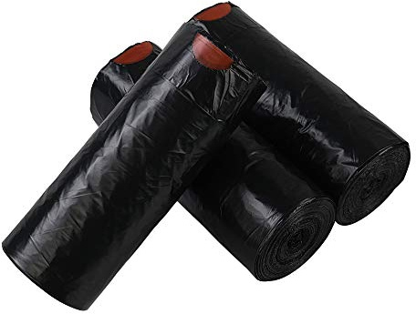 Ortodayes 50 L Bolsas de Basura, Bolsa Basura con Cordón, 102 Bolsas