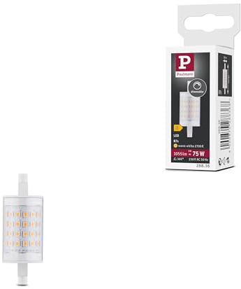 Paulmann 28836 LED Lampe Stab R7s 230V 1055lm 9W 2700K dimmbar Lampen Leuchtmittel