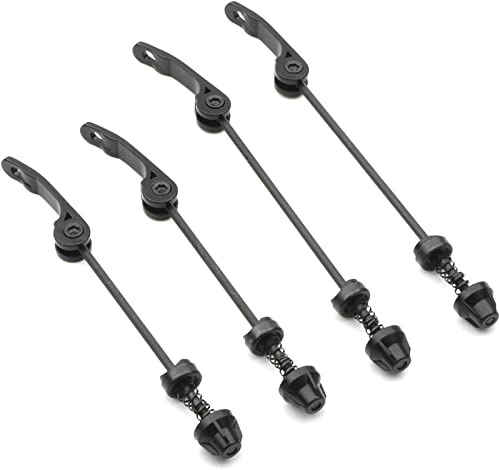Pxyelec 2 Pairs Bike Quick Release Skewers Hollow Axle for MTB Road Bike | Front and Rear Hub Set, Fits Mountain and Road Bicycles