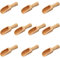 10 Mini Cuillères en Bois pour Sel, Thé, Bain et Café - 7,6 cm x 2,3 cm - Bambou