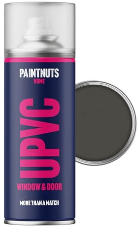 Paintnuts uPVC Window & Door Paint - RAL-7022 - UMBRA GREY Satin 400ml Spray Can