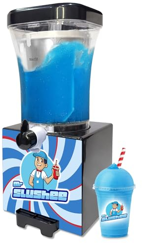 Mr Slushee Macchina per granite per uso domestico, nuova e migliorata macchina per granite da banco per cucina, 1005,5 ml, bevanda ghiacciata congelata, tazza di granita, trasforma le tue bibite