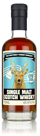 That Boutique-y Whisky Company Speyside 12 Year Old Whisky, 70cl - 45.8 Percent ABV Single Malt Scotch Whisky - Handcrafted in Small Batches and Non-Chill Filtered