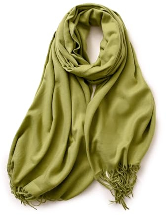 KARMA.DIEM Schal Damen Herren XXL 180x65 cm Cashmere Merino Touch weich leicht groß Stola Halstuch Schultertuch Wrap Pashmina Oversize Unisex