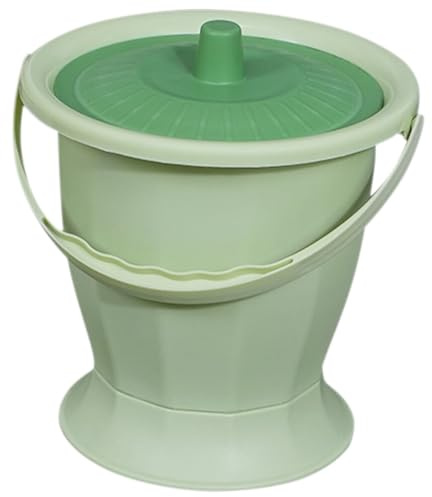 iplusmile Kammertopf, Urinflasche Urin-Töpfe Töpfchen Urineimer Nachttisch Urinal mit Deckel Tragbarer Sitz Urinal Kammer Topf für Männer Frauen