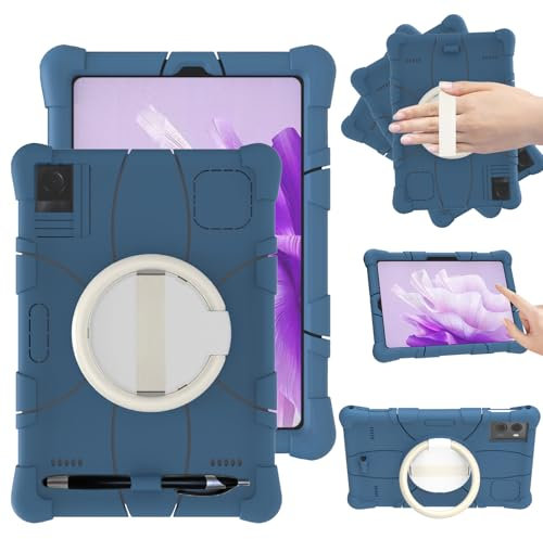 EspZanthic 10.1 Tablet Cover Custodia Universale Silicone Compatibile con DOOGEE T10/U10/U9, Blackview Tab 30/GOODTEL G3/Whitedeer/Freeski/HiGrace/OUKITEL OT6/OSCAL/SGIN/JUSYEA J6/J10