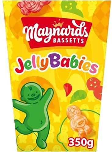 1 x Jelly Babies Sweets Carton 350G A symphony of flavors Tasty And Twisty Gift Hamper For Birthday,Christmas,Easter,New Year