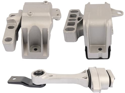 Dixhills Motorlager & Getriebelager Satz 3 Stück Motorlager Halter Motorlagerung Ersatz für A3 8L1 1.8T 1996-2003 Toledo 1L 1M2 Leon 1M1 1999-2006 Golf IV Teilenummer 1J0199262BF 1J0199555AJ