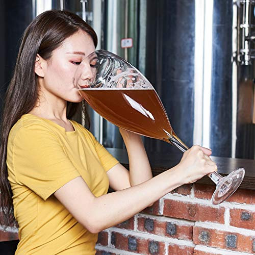 KXQYIKYI Copa de vino tinto gigante de gran tamaño, copa de copa Extra grande de 3000ml, copa de cerveza de barril, copa de vino tinto grande de gran capacidad