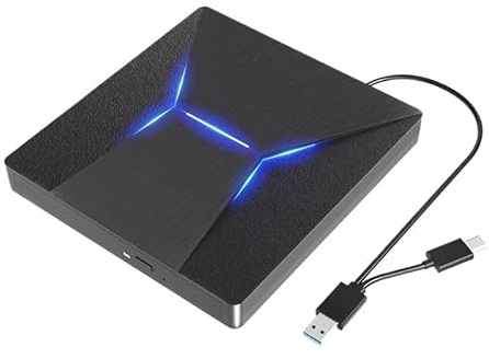 DVD-spelare, ​Extern Blu-Ray-enhet USB3.0 Type-C 3D-spelare CD DVD-brännare